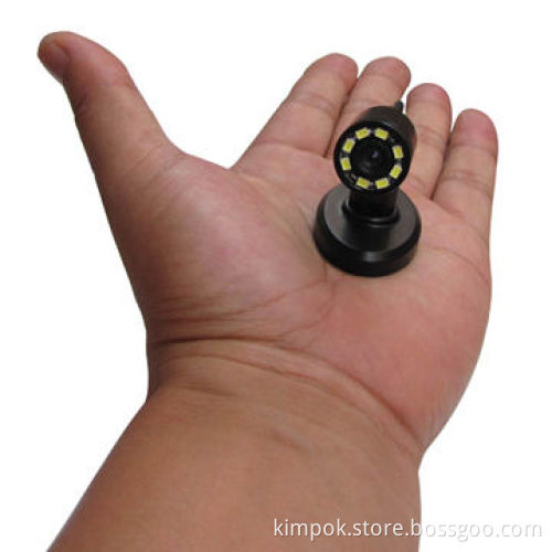 520TVL Mini Camera with 8 LEDs 90 Degrees Night Vision Micro Camera